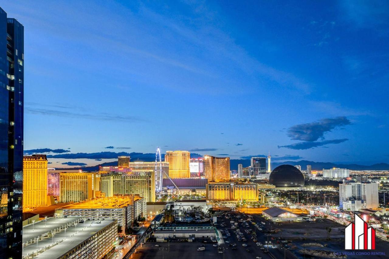 Mgm Signature-27-805 F1 Track & Strip View Balcony Las Vegas Exteriér fotografie